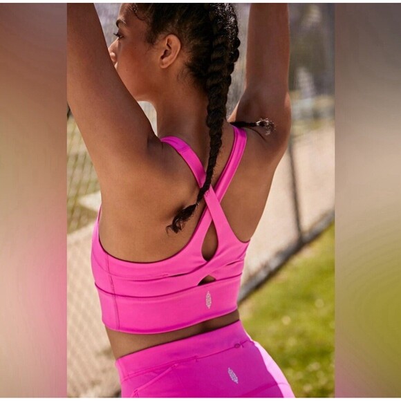NWOT Free People Movement In Your Corner Racerback Sports Bra, Size Small - Picture 2 of 10